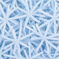 Close-up of many light blue star shapes.