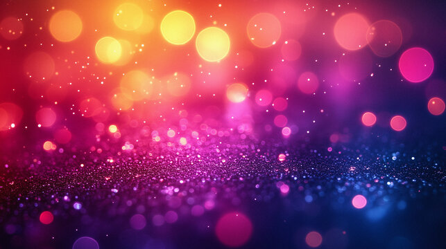 Ein stilvoller Bokeh-Hintergrund mit unscharfen Stadtlichtern, warmen Farben und urbanem Flair &ndash; ideal f&uuml;r Flyer, Webbanner und modernes Design.