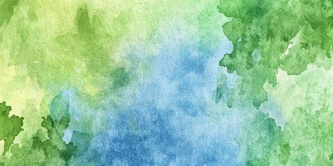 Soft Watercolor Texture with Shades of Blue and Green for Creative Backgrounds and Design Projects, Perfect for Art, Print, and Digital Use