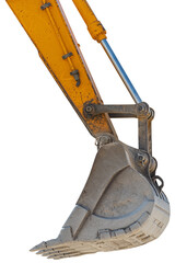 bucket of a modern excavator