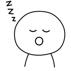 Emoji thin line art icon