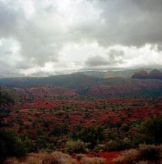 Sedona Arizona surrounding Red Rock Country on Film