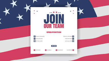 Modern smart We are hiring. we're hiring creative concept. Hiring creative work. open vacancy design, Hiring social media poster design.