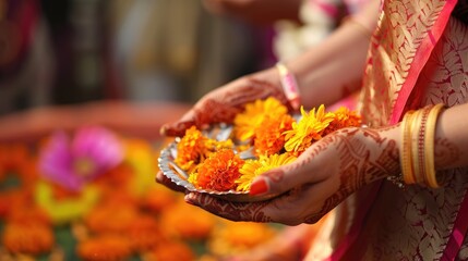 marathi indian wedding rituals. festival Diwali,  Navaratri