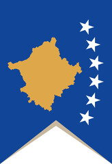 National flag of Kosovo