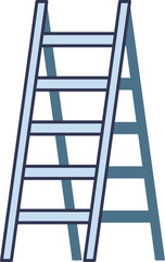 Illustration of a ladder symbolizing progress and elevation.