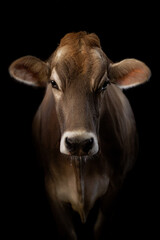 Portrait einer Milchkuh