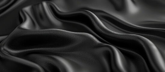 Fototapeta premium Abstract Black Fabric Texture