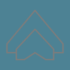 Double Arrow Upicon Design