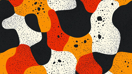 Abstract organic seamless pattern with dotted texture