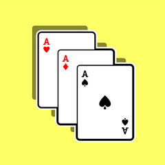 playing cards and chips