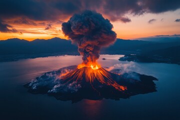 Ongoing eruptions, crater incandescence