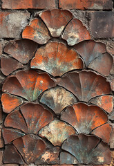 Fototapeta premium Brick wall background with spotlight Brick Wall Texture Background in a Dimly Lit Street at Night with Subtle Overhead Light Vintage Brick Wall with Abstract Black Background and Unique Texture