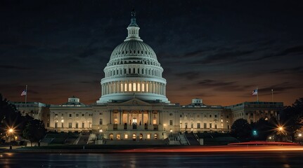 A blurred night time omage