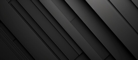 Obraz premium Abstract Black Geometric Background
