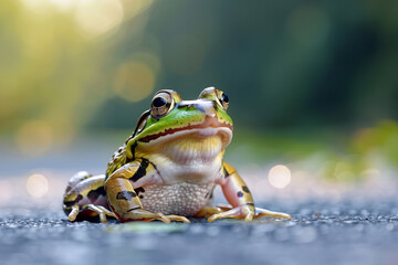 Fototapeta premium frog close up