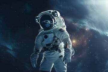 Fototapeta premium astronaut in outer space