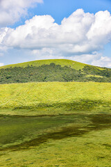 Kusasenri is a vast grassy plain in Kumamoto Kyushu Japan