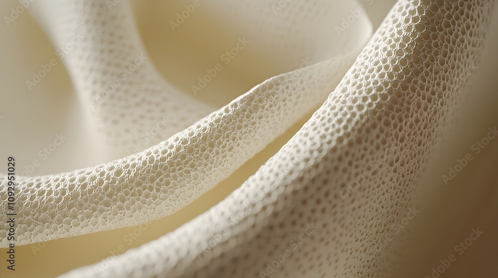 Poster detailed close up shot showcasing the intricate texture and design of a hepa grade air filter highli