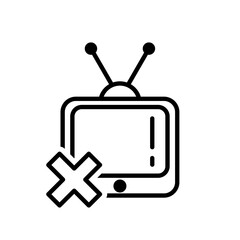 tv icon vector illustration