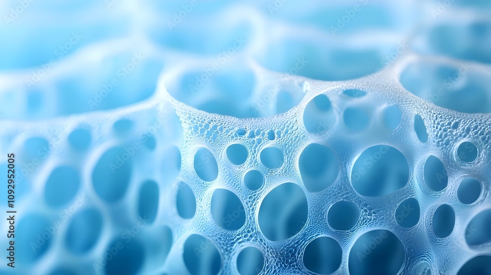 Poster detailed close up view showcasing the intricate material layers and structure of a reverse osmosis w