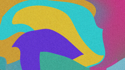Vibrant and Modern Gradient Background Featuring Smooth Fluid Shapes – Grainy Noise Texture Adds a Futuristic and Unique Visual Touch for Poster Designs