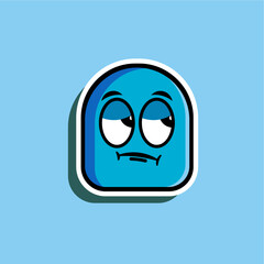 illustration of a icon of a head