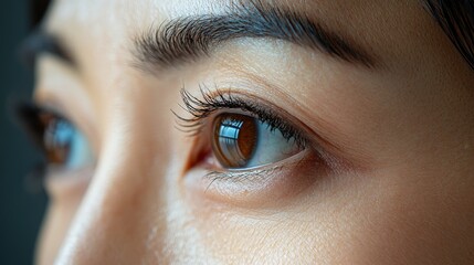 Fototapeta premium Close up shot of different people's eye man and woman boy and girl