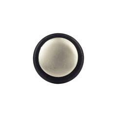 floor metal door stop, isolated from background