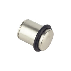 floor metal door stop, isolated from background