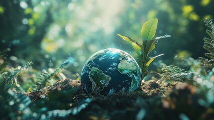 NFT marketplace for environmental causes, supporting eco-friendly projects with digital art