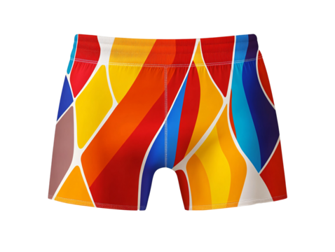 a pair of colorful shorts