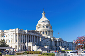 The United States Capitol building in Washington DC, USA.