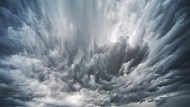 time lapse of clouds in the sky in cloudy weather