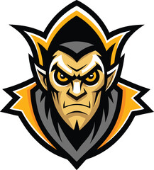 Obraz premium Count Dracula, Mascot Logo Design 