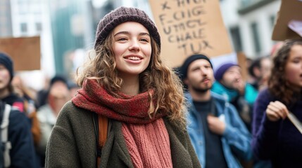 Social justice movements, capturing powerful scenes advocating for equality and change