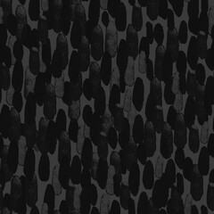 Grunge watercolor dark textures. Abstract black brushstroke seamless pattern forming an artistic background design.