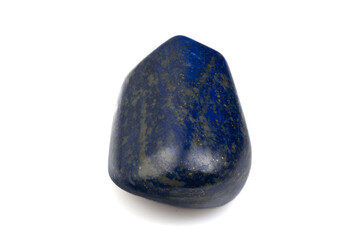 Natural Lapis Lazuli Gemstone with Rich Blue Color and Golden Pyrite Flecks