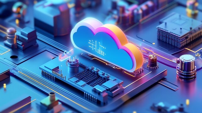 Factory utilizing cloud computing services to manage manufacturing operations 