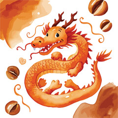 Chinese dragon symbolizes power and good luck, gold dragon chinese.