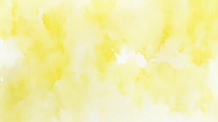 Abstract Yellow Watercolor Painting Background for Design, Texture, or Wallpaper.