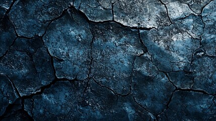 Moody and dramatic monochrome background with a highly textured cracked and distressed surface effect conveying a sense of strength resilience and bold character