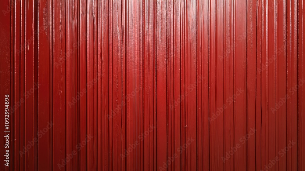 Poster textured red background with vertical stripes creating a bold and modern aesthetic ideal for graphic