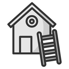 Ladder  Icon Element For Design