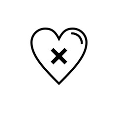 heart with stethoscope