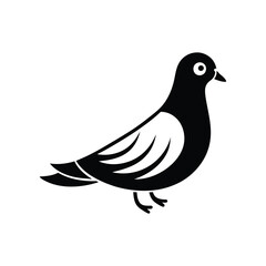 Cute Dove Vector Illustration - Adorable Bird Design

