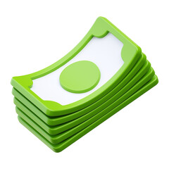 Money 3d illustration icon