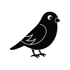 Cute Canary Vector Illustration


