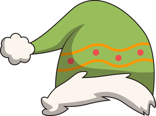 Christmas Santa Hat Decoration For Templet Element Design