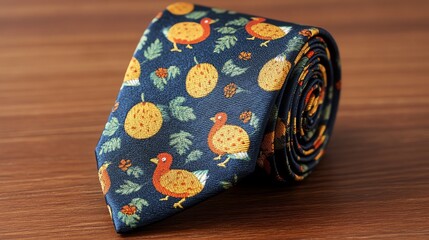Stylish tie with colorful pattern for formal wear.